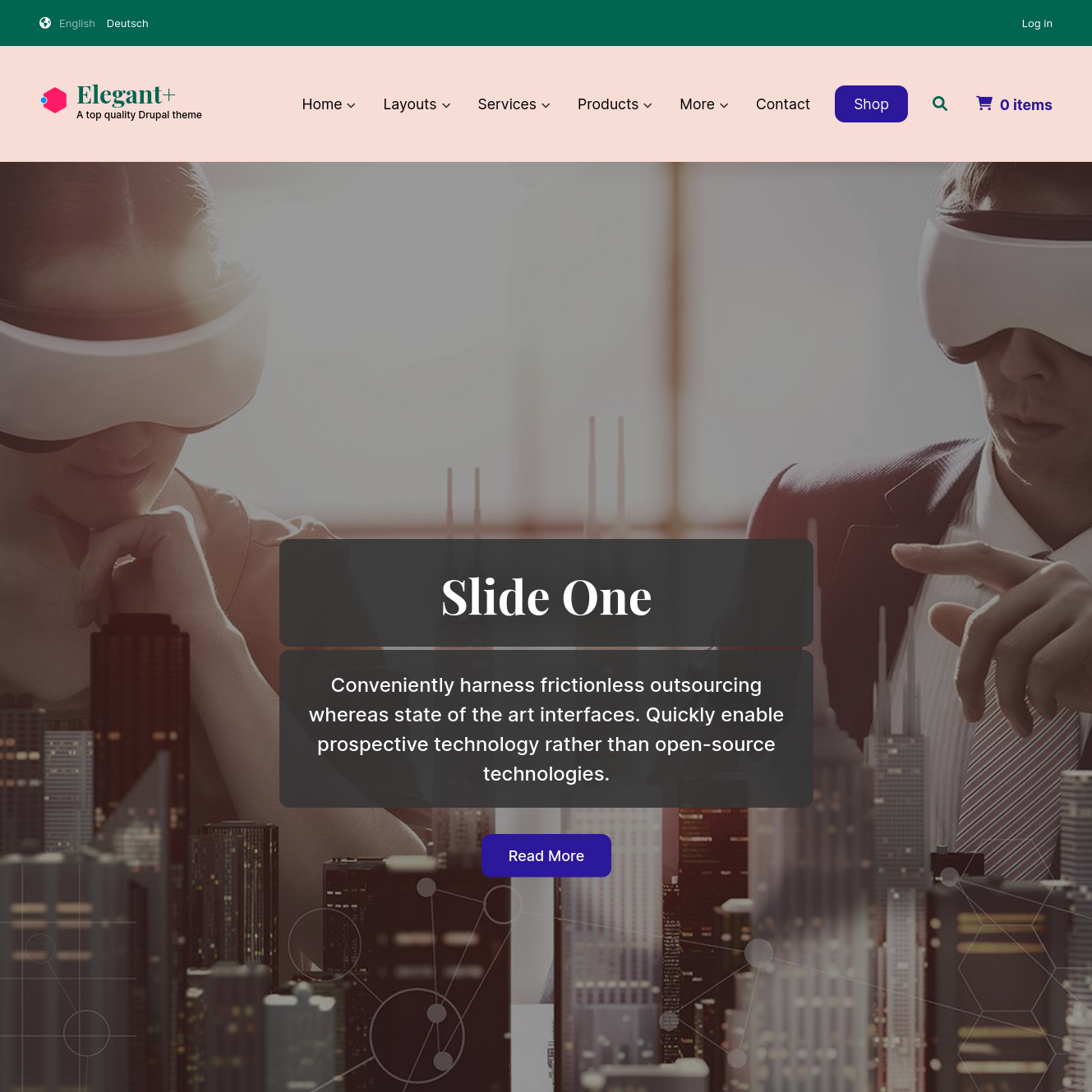 home page